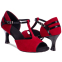 Взуття для бальних танців жіноче Латина Zelart DN-3714 розмір 34-42 червоний 0