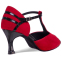 Обувь для бальных танцев женская Латина Zelart DN-3714 размер 34-42 красный 1
