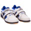 Штангетки обувь для тяжелой атлетики Zelart OB-1266 размер 39-45 белый-синий 3
