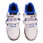 Штангетки обувь для тяжелой атлетики Zelart OB-1266 размер 39-45 белый-синий 5