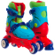 Роликові ковзани розсувні з можливістю зміни положення коліс дитячі Zelart YX-0153 розмір 27-34 кольори в асортименті 3