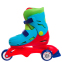 Роликовые коньки раздвижные с возможностью изменения положения колес детские Zelart YX-0153 размер 27-34 цвета в ассортименте 4