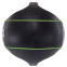 М'яч медичний медбол із двома ручками Zelart TA-7827-5 вага-5кг d-25см чорний-салатовий 2