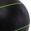Мяч медицинский медбол с двумя ручками Zelart TA-7827-5 вес-5кг d-25см черный-салатовый 3