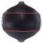 М'яч медичний медбол із двома ручками Zelart TA-7827-7 вага-7кг d-27,5см чорний-червоний 2