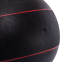 Мяч медицинский медбол с двумя ручками Zelart TA-7827-7 вес-7кг d-27,5см черный-красный 3