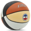Мяч баскетбольный резиновый CIMA BA-8623 №7 черный-коричневый 0