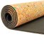 Коврик для йоги пробковый каучуковый Record FI-6977 173x61x0.5cм коричневый 0
