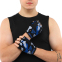 Перчатки для фитнеса и тренировок HARD TOUCH FG-002 XS-L черный-синий 4