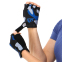 Перчатки для фитнеса и тренировок HARD TOUCH FG-002 XS-L черный-синий 10