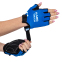 Перчатки для фитнеса и тренировок HARD TOUCH FG-004 S-XL черный-синий 0