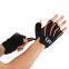 Перчатки для фитнеса и тренировок HARD TOUCH FG-005 S-XL черный-оранжевый 2