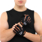 Перчатки для фитнеса и тренировок HARD TOUCH FG-005 S-XL черный-оранжевый 4