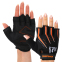 Перчатки для фитнеса и тренировок HARD TOUCH FG-005 S-XL черный-оранжевый 5
