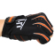 Перчатки для фитнеса и тренировок HARD TOUCH FG-005 S-XL черный-оранжевый 6