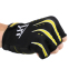 Перчатки для фитнеса и тренировок HARD TOUCH FG-006 S-XL черный-желтый 0