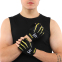 Перчатки для фитнеса и тренировок HARD TOUCH FG-006 S-XL черный-желтый 4