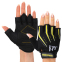 Перчатки для фитнеса и тренировок HARD TOUCH FG-006 S-XL черный-желтый 5