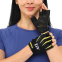 Перчатки для фитнеса и тренировок HARD TOUCH FG-006 S-XL черный-желтый 9