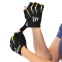 Перчатки для фитнеса и тренировок HARD TOUCH FG-006 S-XL черный-желтый 10