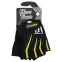 Перчатки для фитнеса и тренировок HARD TOUCH FG-006 S-XL черный-желтый 12