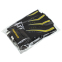 Перчатки для фитнеса и тренировок HARD TOUCH FG-006 S-XL черный-желтый 13