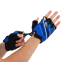 Перчатки для фитнеса и тренировок HARD TOUCH FG-007 XS-L черный-синий 2