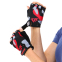 Перчатки для фитнеса и тренировок HARD TOUCH FG-009 XS-L черный-розовый 10