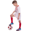 Форма футбольная детская с символикой футбольного клуба AC MILAN гостевая 2021 SP-Planeta CO-2455 8-14 лет белый-красный 4