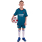 Форма футбольная детская с символикой футбольного клуба AC MILAN резервная 2021 SP-Planeta CO-2456 8-14 лет синий 4