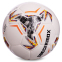 М'яч футбольний SOCCERMAX FIFA FB-2361 №5 PU білий-сірий-помаранчевий 0