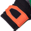Перчатки вратарские SOCCERMAX GK-001 размер 8-10 салатовый-оранжевый 2