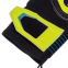 Перчатки вратарские SOCCERMAX GK-012 размер 8-10 синий-черный-лимонный 2