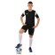 Форма футбольна комплект футболка та шорти Joma PHOENIX 102741-102 4XS-2XL чорний-білий 21