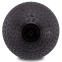 Мяч набивной слэмбол для кроссфита рифленый Zelart SLAM BALL FI-7474-5 5кг черный 0