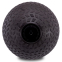 Мяч набивной слэмбол для кроссфита рифленый Zelart SLAM BALL FI-7474-7 7кг черный 0