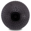 М'яч набивний слембол для кросфіту рифлений Zelart SLAM BALL FI-7474-8 8кг чорний 0