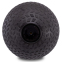 М'яч набивний слембол для кросфіту рифлений Zelart SLAM BALL FI-7474-9 9кг чорний 0