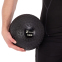Мяч набивной слэмбол для кроссфита рифленый Zelart SLAM BALL FI-7474-10 10кг черный 4