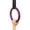 Кольца гимнастические для Кроссфита ABS GYM RINGS EZOUS E-01 d-28мм черный-фиолетовый 6
