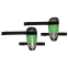 Щитки футбольні Joma DEFENSE 401677-117 S-L чорний-зелений 4