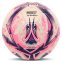 Мяч футбольный HYBRID SOCCER STAR TO-TOWN FB-4517 №5 PU белый-розовый 2