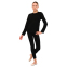 Джемпер для танцев и гимнастики с длинным рукавом из хлопка ALEMA 41-10 рост 110-164см черный 6