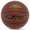 Мяч баскетбольный STAR ENERGY BB4317 №7 PU коричневый 0