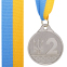 Медаль спортивна зі стрічкою UKRAINE SP-Sport C-9292 золото, срібло, бронза 3
