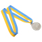 Медаль спортивна зі стрічкою UKRAINE SP-Sport C-9292 золото, срібло, бронза 5