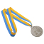 Медаль спортивная с лентой UKRAINE SP-Sport C-9293 золото, серебро, бронза 5