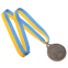 Медаль спортивна зі стрічкою UKRAINE SP-Sport C-9293 золото, срібло, бронза 8
