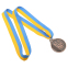 Медаль спортивная с лентой UKRAINE SP-Sport C-9294 золото, серебро, бронза 8