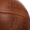 Мяч футбольный Leather VINTAGE F-0250 №5 коричневый 1
